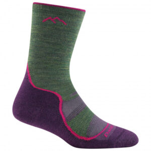 Darn Tough - Women's Light Hiker Micro Crew Light with Cushion - Wandersocken Gr L;M;S grau;türkis