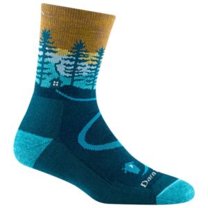 Darn Tough - Women's Northwoods Micro Crew MW w. Cushion - Wandersocken Gr L;M;S blau;lila