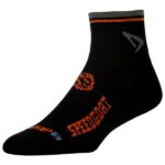 Drymax - Lite Trail Running 1/4 Crew -SPEEDGOAT - Laufsocken Gr L;M;S;XL grau;schwarz