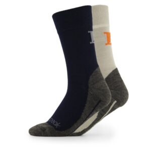 Heber Peak - Kid's EvergreenHe. Hiking Crew Socks 2-Pack - Wandersocken Gr 27-30;31-34;35-38 blau;schwarz