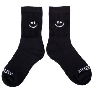 Iriedaily - Grin Cat Sock - Multifunktionssocken Gr M;XL schwarz;weiß