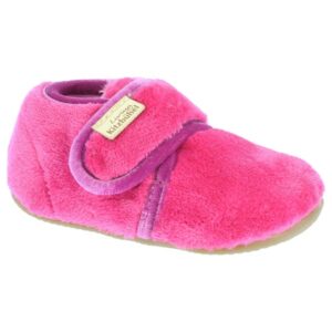 Living Kitzbühel - Baby's Klettschuh Samt Unifarben - Hüttenschuhe Gr 18;19;20;21;22;23;24;25;26;27;28;29;30 blau;grün;rosa