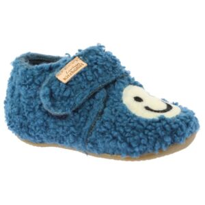 Living Kitzbühel - Baby's Klettschuh Smiley - Hüttenschuhe Gr 18;19;20;21;22;23;24;25;26;27;28;29;30 blau