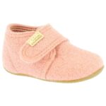 Living Kitzbühel - Baby's Klettschuh Unifarben - Hüttenschuhe Gr 30 beige/rosa