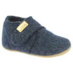 Living Kitzbühel - Baby's Klettschuh Unifarben - Hüttenschuhe Gr 29 blau