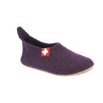 Living Kitzbühel - Slipper Schweizer Kreuz No. 4249 - Hüttenschuhe Gr 41 lila