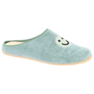 Living Kitzbühel - Women's Pantoffel Frottee Smiley - Hüttenschuhe Gr 36;37;38;39;40;41;42 beige;türkis