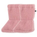 Pure Pure - Baby Stiefel Fleece - Hüttenschuhe Gr 0 rosa