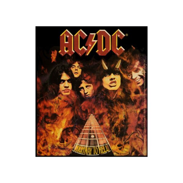 AC/DC Aufkleber Higway To Hell Flames