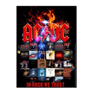 AC/DC Aufkleber In Rock We Trust