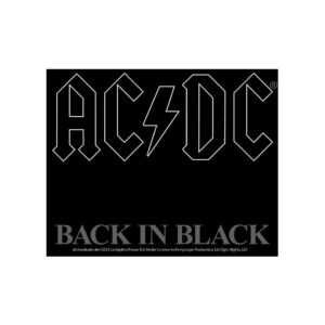 AC/DC Aufkleber Back in Black