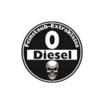 Aufkleber Diesel Feinstaubplakette für innen!