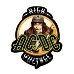 AC/DC Aufkleber High Voltage