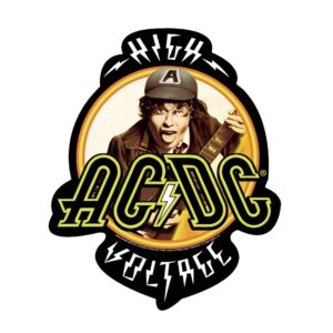 AC/DC Aufkleber High Voltage