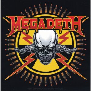 Aufkleber Megadeth Bandlogo