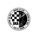 Ska Aufkleber Music is Life Listen To Ska