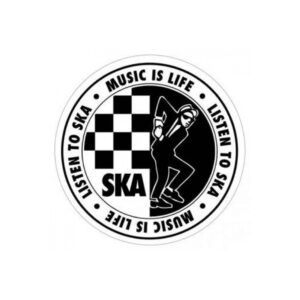 Ska Aufkleber Music is Life Listen To Ska