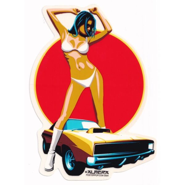 Aufkleber PinUp Charger Posterpop