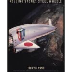 Aufkleber Rolling Stones Steel Wheels Tokyo 1990