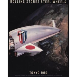 Aufkleber Rolling Stones Steel Wheels Tokyo 1990