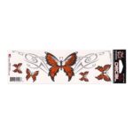 Aufkleber-Set Orange Butterflies