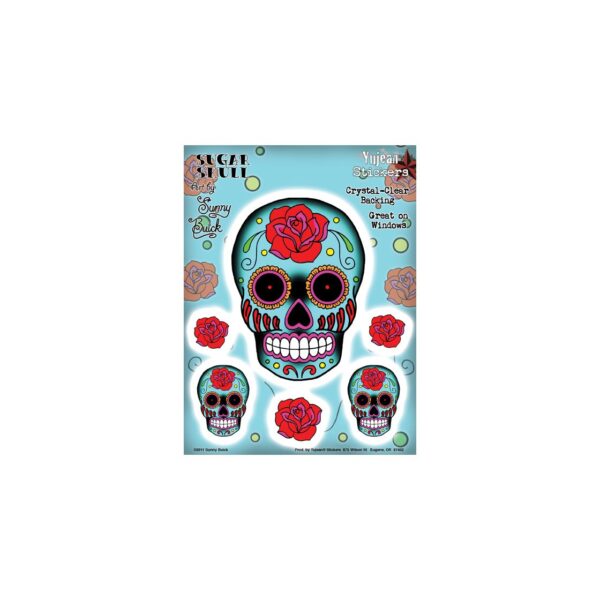 Aufkleber Set Rose Sugar Skull