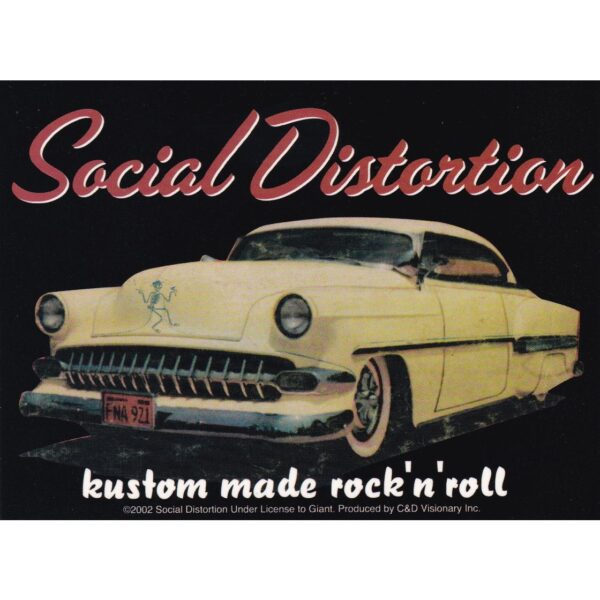 Aufkleber Social Distortion Kostum Made Rock´n´Roll