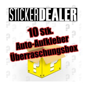 10 Auto-Aufkleber Überraschungsbox