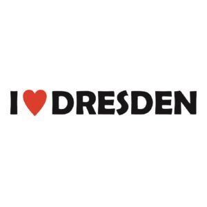 I Love Dresden Aufkleber