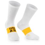 ASSOS - Spring Fall Socks Evo - Radsocken Gr I - 39-42 weiß/grau