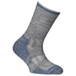 Alpacasocks&Co - Merino Outdoor Kids - Wandersocken Gr 31-34 grau