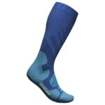 Bauerfeind Sports - Outdoor Merino Compression Socks - Kompressionssocken Gr 46-49 - L: 41-46 cm blau