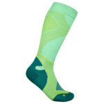 Bauerfeind Sports - Women's Outdoor Performance Compr. Socks - Kompressionssocken Gr 41-43 - XL: 46-51 cm grün