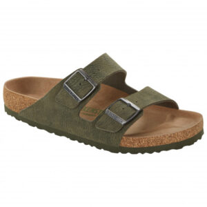 Birkenstock - Arizona SYN Vegan - Sandalen Gr 45 - Regular oliv/braun