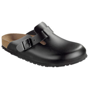 Birkenstock - Boston Natural Leather - Sandalen Gr 40 - Regular schwarz