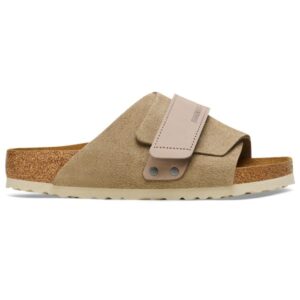 Birkenstock - Kyoto Nubuck/Suede Leather - Sandalen Gr 46 - Narrow beige