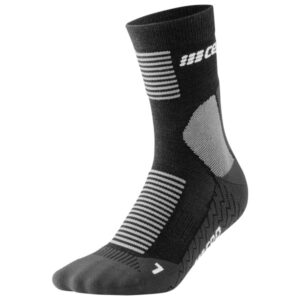 CEP - Cold Weather Compression Socks Mid Cut V2 - Kompressionssocken Gr III schwarz/grau