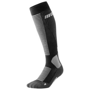 CEP - Cold Weather Compression Socks Tall V2 - Kompressionssocken Gr IV schwarz/grau