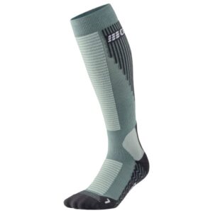 CEP - Cold Weather Compression Socks Tall V2 - Kompressionssocken Gr III grau