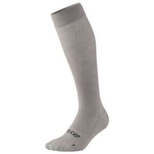 CEP - Flight Compression Socks Tall - Kompressionssocken Gr IV grau