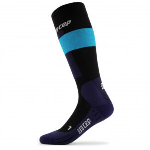 CEP - Women's Merino Skiing Socks Tall - Skisocken Gr IV blau/schwarz