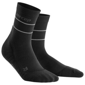 CEP - Women's Reflective Mid Cut Socks - Laufsocken Gr III schwarz