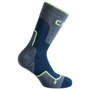 CMP - Trekking Sock Wool Mid - Wandersocken Gr 39-42 blau