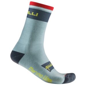 Castelli - Quindici Soft Merino Sock - Radsocken Gr XXL türkis