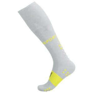 Compressport - Full Socks Oxygen - Kompressionssocken Gr T4 - EU: 45-48 grau