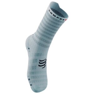 Compressport - Pro Racing Socks V4.0 Ultralight Run High - Laufsocken Gr T3 - EU: 42-44 türkis/grau