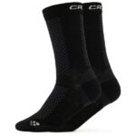 Craft - Warm Mid 2-Pack Sock - Multifunktionssocken Gr 34-36 schwarz