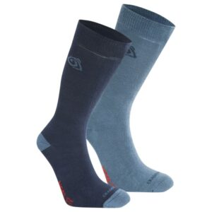 Craghoppers - Nosilife Travel Twin Pack Socks - Wandersocken Gr 43-47 blau