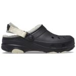 Crocs - Classic All Terrain Lined Clog - Hüttenschuhe Gr M9 / W11 grau/schwarz