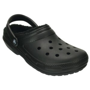 Crocs - Classic Lined Clog - Sandalen Gr M11 schwarz